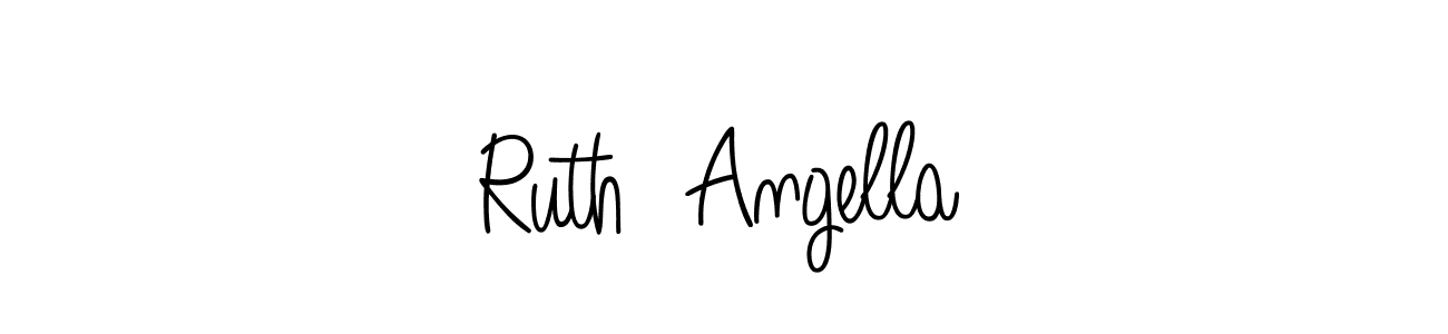 It looks lik you need a new signature style for name Ruth  Angella. Design unique handwritten (Angelique-Rose-font-FFP) signature with our free signature maker in just a few clicks. Ruth  Angella signature style 5 images and pictures png