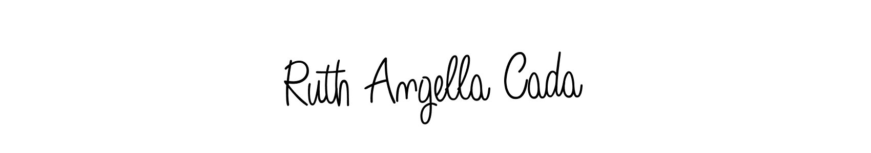 Also we have Ruth Angella Cada name is the best signature style. Create professional handwritten signature collection using Angelique-Rose-font-FFP autograph style. Ruth Angella Cada signature style 5 images and pictures png