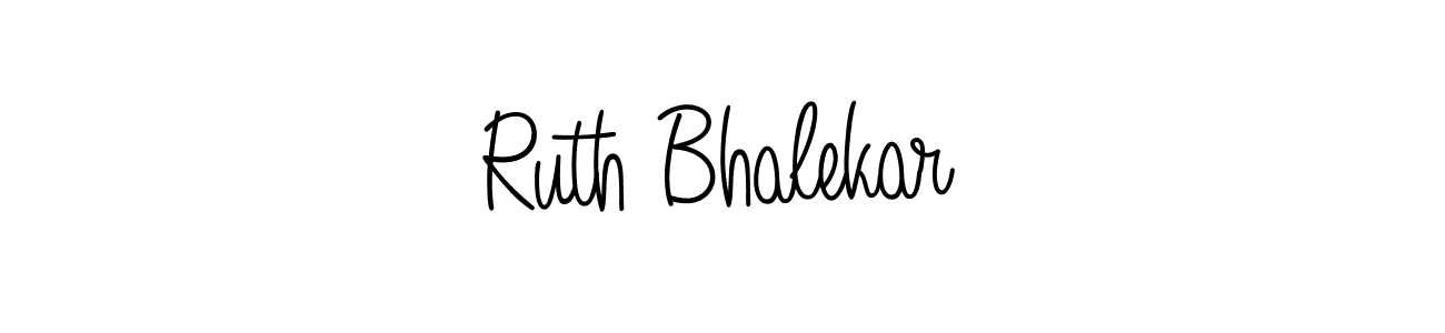 Use a signature maker to create a handwritten signature online. With this signature software, you can design (Angelique-Rose-font-FFP) your own signature for name Ruth Bhalekar. Ruth Bhalekar signature style 5 images and pictures png