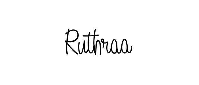 Also we have Ruthraa name is the best signature style. Create professional handwritten signature collection using Angelique-Rose-font-FFP autograph style. Ruthraa signature style 5 images and pictures png