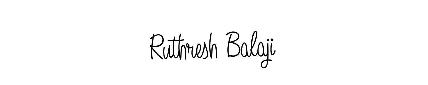 Ruthresh Balaji stylish signature style. Best Handwritten Sign (Angelique-Rose-font-FFP) for my name. Handwritten Signature Collection Ideas for my name Ruthresh Balaji. Ruthresh Balaji signature style 5 images and pictures png