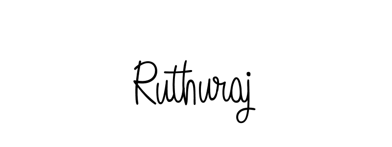 How to make Ruthuraj signature? Angelique-Rose-font-FFP is a professional autograph style. Create handwritten signature for Ruthuraj name. Ruthuraj signature style 5 images and pictures png