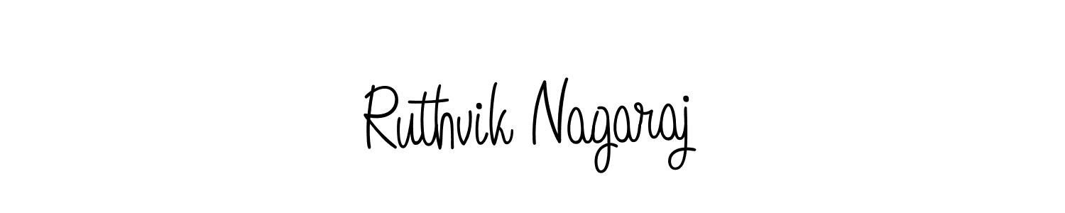 Design your own signature with our free online signature maker. With this signature software, you can create a handwritten (Angelique-Rose-font-FFP) signature for name Ruthvik Nagaraj. Ruthvik Nagaraj signature style 5 images and pictures png