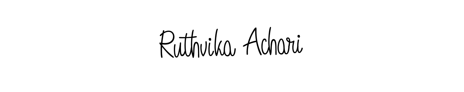 Here are the top 10 professional signature styles for the name Ruthvika Achari. These are the best autograph styles you can use for your name. Ruthvika Achari signature style 5 images and pictures png