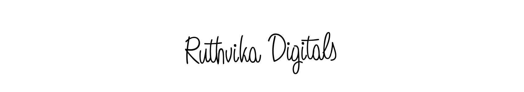 Also we have Ruthvika Digitals name is the best signature style. Create professional handwritten signature collection using Angelique-Rose-font-FFP autograph style. Ruthvika Digitals signature style 5 images and pictures png