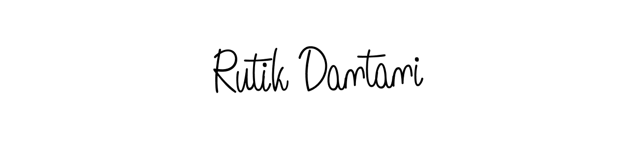 Once you've used our free online signature maker to create your best signature Angelique-Rose-font-FFP style, it's time to enjoy all of the benefits that Rutik Dantani name signing documents. Rutik Dantani signature style 5 images and pictures png