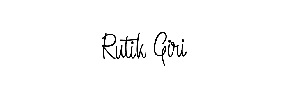Design your own signature with our free online signature maker. With this signature software, you can create a handwritten (Angelique-Rose-font-FFP) signature for name Rutik Giri. Rutik Giri signature style 5 images and pictures png