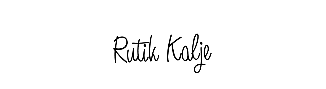 Make a beautiful signature design for name Rutik Kalje. Use this online signature maker to create a handwritten signature for free. Rutik Kalje signature style 5 images and pictures png