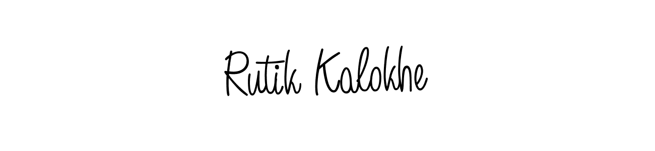 How to make Rutik Kalokhe signature? Angelique-Rose-font-FFP is a professional autograph style. Create handwritten signature for Rutik Kalokhe name. Rutik Kalokhe signature style 5 images and pictures png