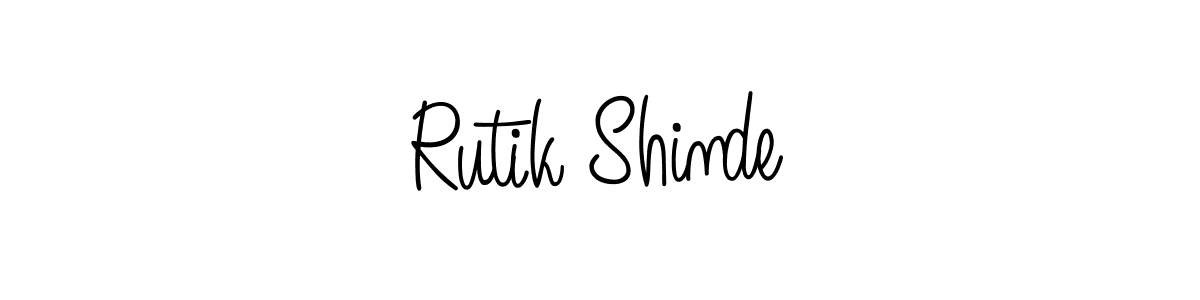 How to Draw Rutik Shinde signature style? Angelique-Rose-font-FFP is a latest design signature styles for name Rutik Shinde. Rutik Shinde signature style 5 images and pictures png