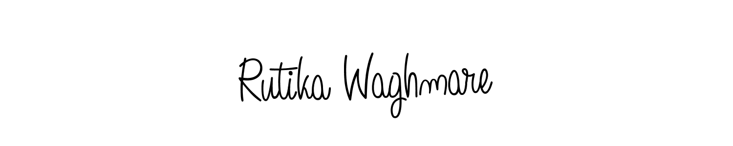 Design your own signature with our free online signature maker. With this signature software, you can create a handwritten (Angelique-Rose-font-FFP) signature for name Rutika Waghmare. Rutika Waghmare signature style 5 images and pictures png
