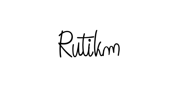 You can use this online signature creator to create a handwritten signature for the name Rutikm. This is the best online autograph maker. Rutikm signature style 5 images and pictures png