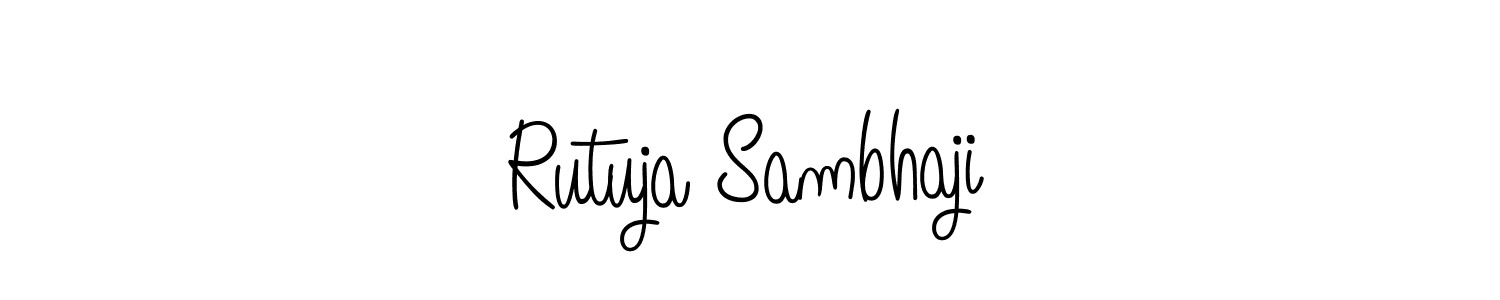 Make a beautiful signature design for name Rutuja Sambhaji. Use this online signature maker to create a handwritten signature for free. Rutuja Sambhaji signature style 5 images and pictures png