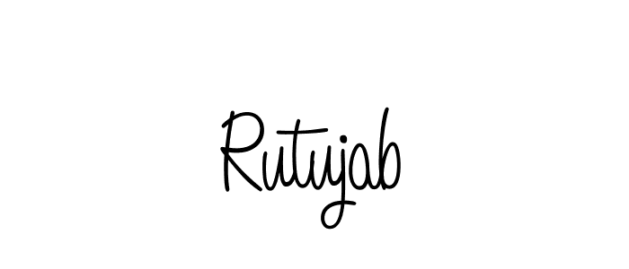 Make a beautiful signature design for name Rutujab. Use this online signature maker to create a handwritten signature for free. Rutujab signature style 5 images and pictures png