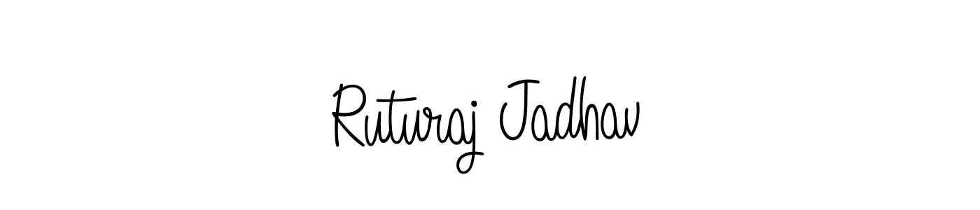 Angelique-Rose-font-FFP is a professional signature style that is perfect for those who want to add a touch of class to their signature. It is also a great choice for those who want to make their signature more unique. Get Ruturaj Jadhav name to fancy signature for free. Ruturaj Jadhav signature style 5 images and pictures png