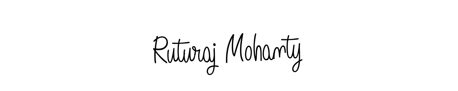 Make a beautiful signature design for name Ruturaj Mohanty. With this signature (Angelique-Rose-font-FFP) style, you can create a handwritten signature for free. Ruturaj Mohanty signature style 5 images and pictures png