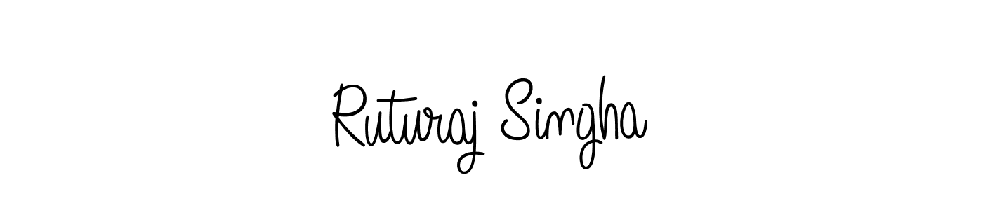 Use a signature maker to create a handwritten signature online. With this signature software, you can design (Angelique-Rose-font-FFP) your own signature for name Ruturaj Singha. Ruturaj Singha signature style 5 images and pictures png