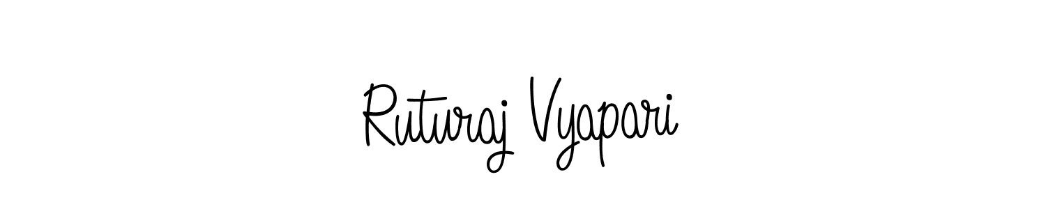 if you are searching for the best signature style for your name Ruturaj Vyapari. so please give up your signature search. here we have designed multiple signature styles  using Angelique-Rose-font-FFP. Ruturaj Vyapari signature style 5 images and pictures png