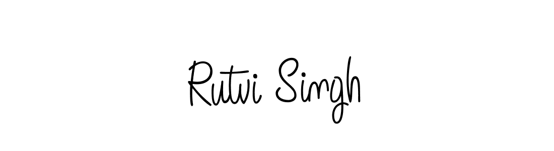 Angelique-Rose-font-FFP is a professional signature style that is perfect for those who want to add a touch of class to their signature. It is also a great choice for those who want to make their signature more unique. Get Rutvi Singh name to fancy signature for free. Rutvi Singh signature style 5 images and pictures png