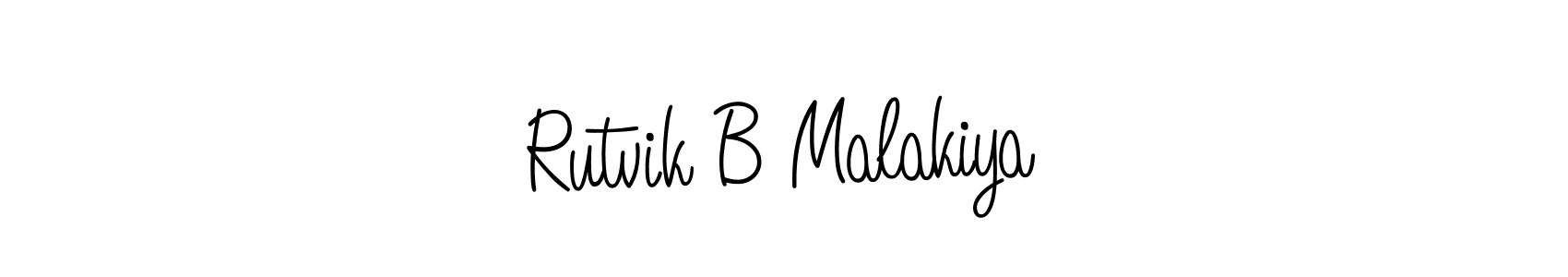 Once you've used our free online signature maker to create your best signature Angelique-Rose-font-FFP style, it's time to enjoy all of the benefits that Rutvik B Malakiya name signing documents. Rutvik B Malakiya signature style 5 images and pictures png