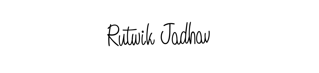 Rutwik Jadhav stylish signature style. Best Handwritten Sign (Angelique-Rose-font-FFP) for my name. Handwritten Signature Collection Ideas for my name Rutwik Jadhav. Rutwik Jadhav signature style 5 images and pictures png