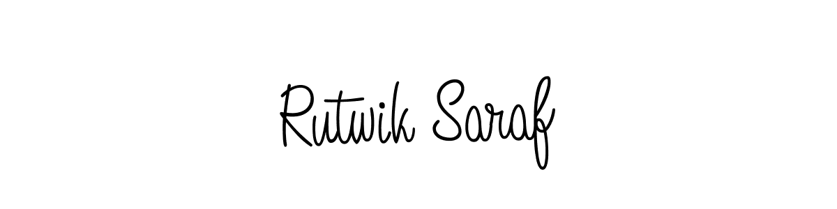 Design your own signature with our free online signature maker. With this signature software, you can create a handwritten (Angelique-Rose-font-FFP) signature for name Rutwik Saraf. Rutwik Saraf signature style 5 images and pictures png