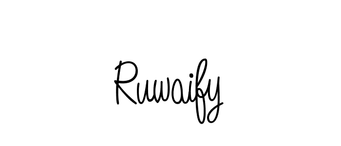 You can use this online signature creator to create a handwritten signature for the name Ruwaify. This is the best online autograph maker. Ruwaify signature style 5 images and pictures png