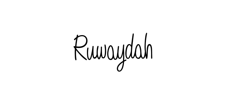 Also You can easily find your signature by using the search form. We will create Ruwaydah name handwritten signature images for you free of cost using Angelique-Rose-font-FFP sign style. Ruwaydah signature style 5 images and pictures png