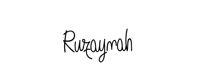 Make a short Ruzaynah signature style. Manage your documents anywhere anytime using Angelique-Rose-font-FFP. Create and add eSignatures, submit forms, share and send files easily. Ruzaynah signature style 5 images and pictures png