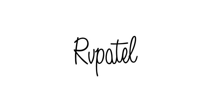 Make a beautiful signature design for name Rvpatel. Use this online signature maker to create a handwritten signature for free. Rvpatel signature style 5 images and pictures png