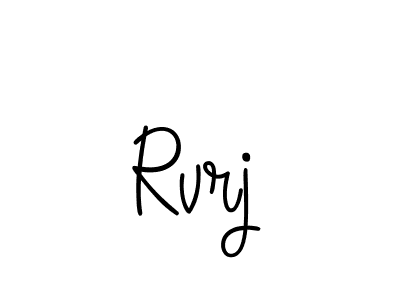 Also we have Rvrj name is the best signature style. Create professional handwritten signature collection using Angelique-Rose-font-FFP autograph style. Rvrj signature style 5 images and pictures png