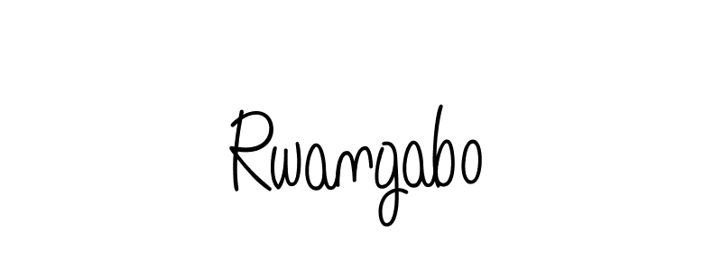 Create a beautiful signature design for name Rwangabo. With this signature (Angelique-Rose-font-FFP) fonts, you can make a handwritten signature for free. Rwangabo signature style 5 images and pictures png