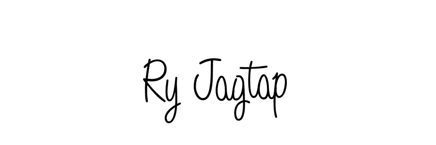 Ry Jagtap stylish signature style. Best Handwritten Sign (Angelique-Rose-font-FFP) for my name. Handwritten Signature Collection Ideas for my name Ry Jagtap. Ry Jagtap signature style 5 images and pictures png