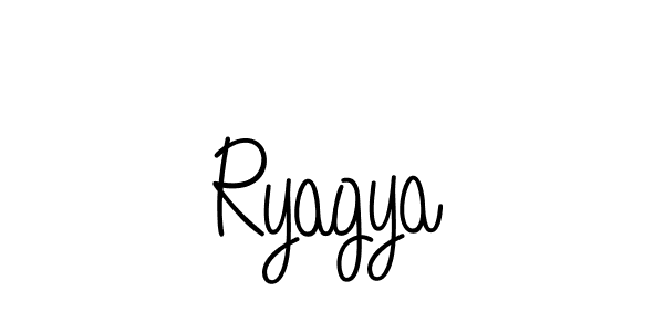 Also we have Ryagya name is the best signature style. Create professional handwritten signature collection using Angelique-Rose-font-FFP autograph style. Ryagya signature style 5 images and pictures png