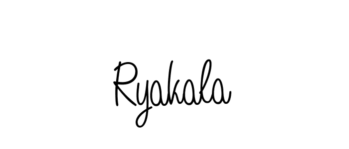 How to make Ryakala signature? Angelique-Rose-font-FFP is a professional autograph style. Create handwritten signature for Ryakala name. Ryakala signature style 5 images and pictures png