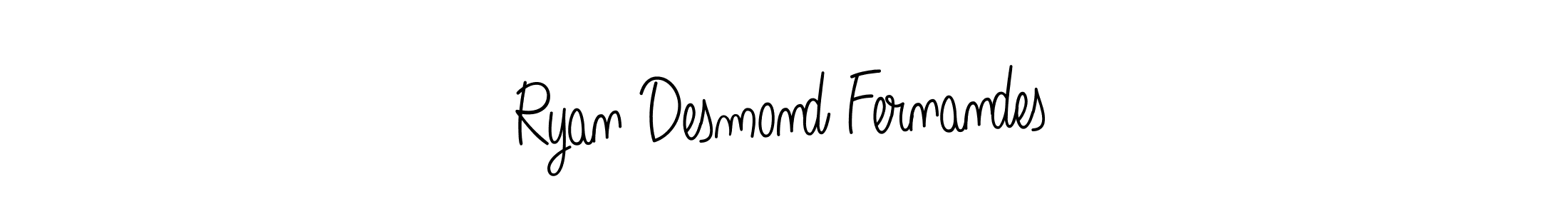 How to make Ryan Desmond Fernandes name signature. Use Angelique-Rose-font-FFP style for creating short signs online. This is the latest handwritten sign. Ryan Desmond Fernandes signature style 5 images and pictures png