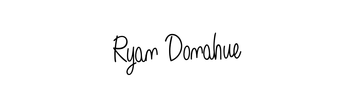 Ryan Donahue stylish signature style. Best Handwritten Sign (Angelique-Rose-font-FFP) for my name. Handwritten Signature Collection Ideas for my name Ryan Donahue. Ryan Donahue signature style 5 images and pictures png