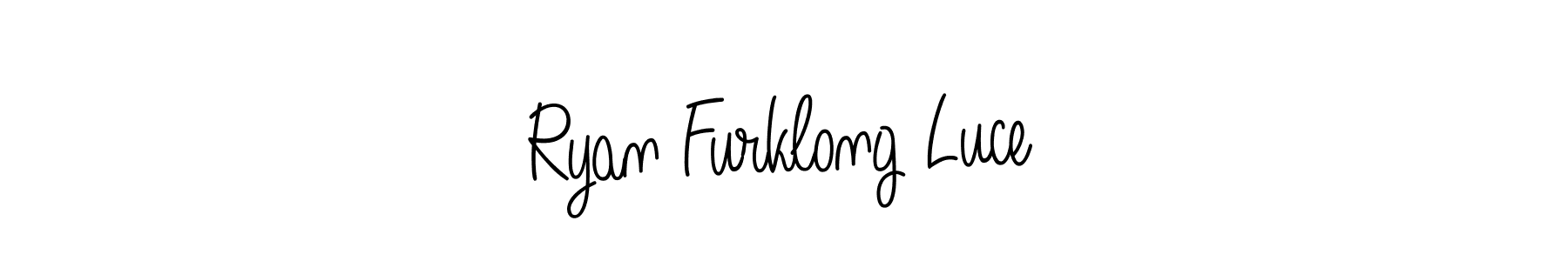 Also You can easily find your signature by using the search form. We will create Ryan Furklong Luce name handwritten signature images for you free of cost using Angelique-Rose-font-FFP sign style. Ryan Furklong Luce signature style 5 images and pictures png