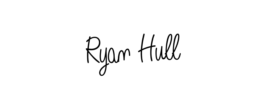 How to make Ryan Hull name signature. Use Angelique-Rose-font-FFP style for creating short signs online. This is the latest handwritten sign. Ryan Hull signature style 5 images and pictures png
