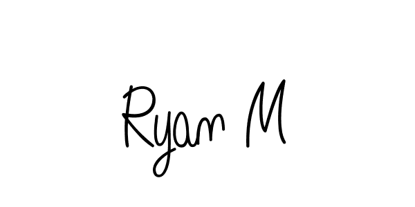 This is the best signature style for the Ryan M name. Also you like these signature font (Angelique-Rose-font-FFP). Mix name signature. Ryan M signature style 5 images and pictures png