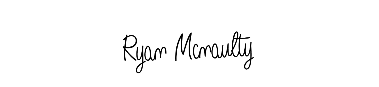 Make a beautiful signature design for name Ryan Mcnaulty. With this signature (Angelique-Rose-font-FFP) style, you can create a handwritten signature for free. Ryan Mcnaulty signature style 5 images and pictures png