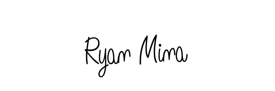 Also You can easily find your signature by using the search form. We will create Ryan Mina name handwritten signature images for you free of cost using Angelique-Rose-font-FFP sign style. Ryan Mina signature style 5 images and pictures png