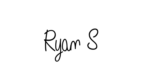 if you are searching for the best signature style for your name Ryan S. so please give up your signature search. here we have designed multiple signature styles  using Angelique-Rose-font-FFP. Ryan S signature style 5 images and pictures png