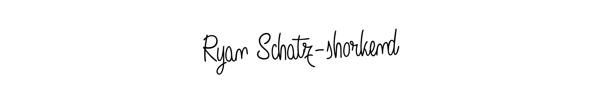 Make a beautiful signature design for name Ryan Schatz-shorkend. With this signature (Angelique-Rose-font-FFP) style, you can create a handwritten signature for free. Ryan Schatz-shorkend signature style 5 images and pictures png
