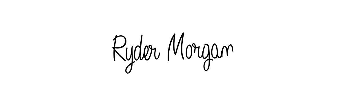 Best and Professional Signature Style for Ryder Morgan. Angelique-Rose-font-FFP Best Signature Style Collection. Ryder Morgan signature style 5 images and pictures png