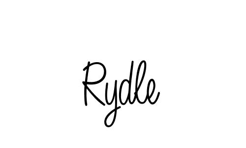 Rydle stylish signature style. Best Handwritten Sign (Angelique-Rose-font-FFP) for my name. Handwritten Signature Collection Ideas for my name Rydle. Rydle signature style 5 images and pictures png