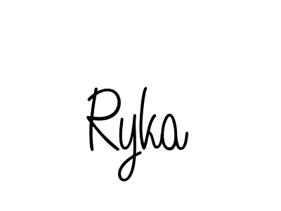 How to Draw Ryka signature style? Angelique-Rose-font-FFP is a latest design signature styles for name Ryka. Ryka signature style 5 images and pictures png