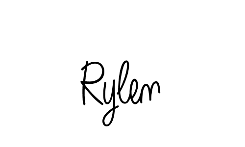 How to Draw Rylen signature style? Angelique-Rose-font-FFP is a latest design signature styles for name Rylen. Rylen signature style 5 images and pictures png