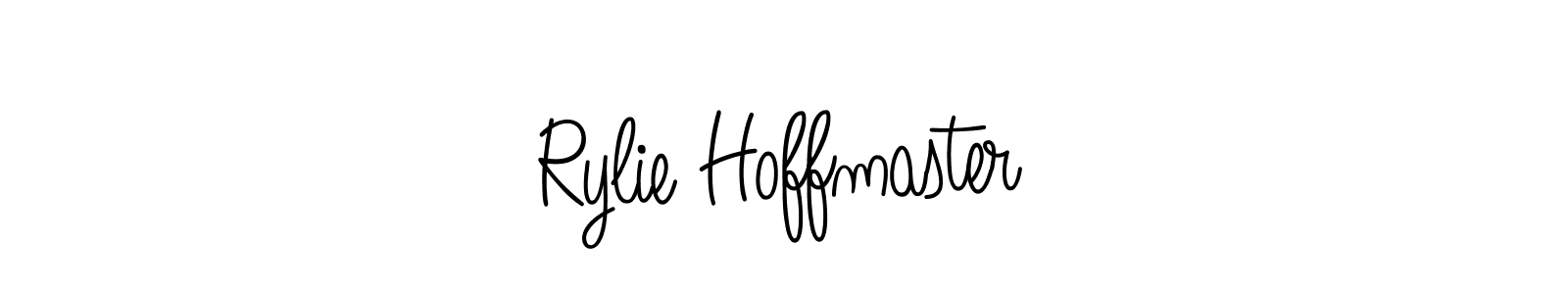 This is the best signature style for the Rylie Hoffmaster name. Also you like these signature font (Angelique-Rose-font-FFP). Mix name signature. Rylie Hoffmaster signature style 5 images and pictures png