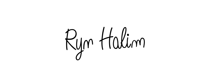 Angelique-Rose-font-FFP is a professional signature style that is perfect for those who want to add a touch of class to their signature. It is also a great choice for those who want to make their signature more unique. Get Ryn Halim name to fancy signature for free. Ryn Halim signature style 5 images and pictures png